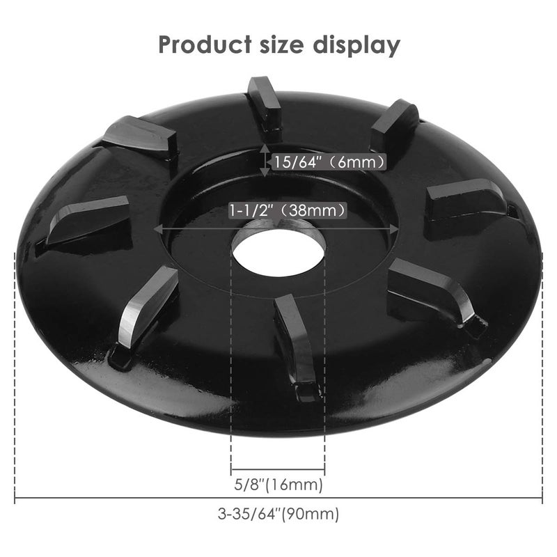 KOWOOD Wood Turbo Carving Disc (Curve) in 8 Teeth by KOWOOD - Image 2